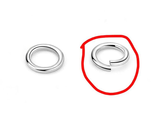 S925 Sterling Silver Open Ring - 10pcs by Resin Art NZ