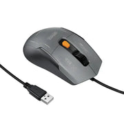 techplus 12800 DPI Wired RGB Gaming Mouse with 6 Buttons (GM52) GM52 12800 DPI Wired RGB Gaming Mouse with 6 Buttons