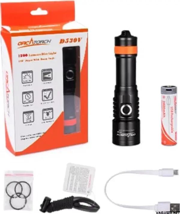 OrcaTorch D530V – 1200 Lumen Dive Torch by NZ Diver
