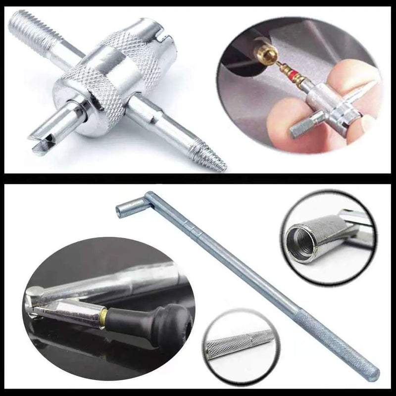15PCS Tire Valve Stem Removal Tool Repair Kit by salelink.co.nz