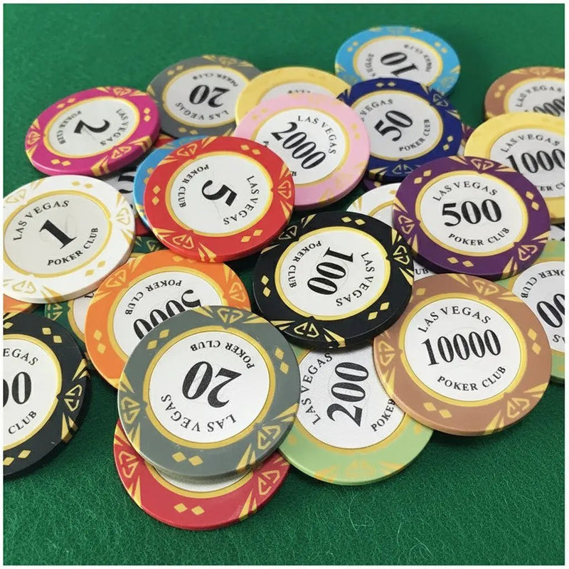 14g 25pcs/pack Poker Chips Tokens Poker Chips Jeton Casino Jeton Poker Set Las Vegas by dealonline.co.nz