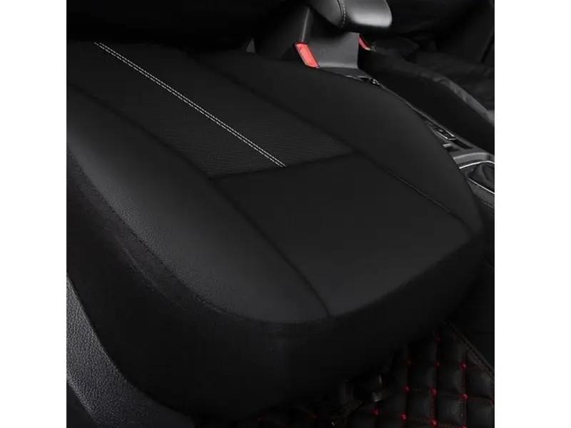 PU Leather Car Seat Cover Protector for 2 Front Seats Set by dealonline.co.nz