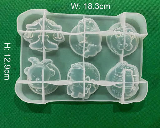 Zodiac / Horoscopes Silicone Mould - 03 by Resin Art NZ