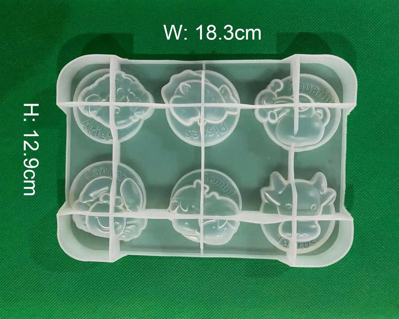 Zodiac / Horoscopes Silicone Mould - 04 by Resin Art NZ