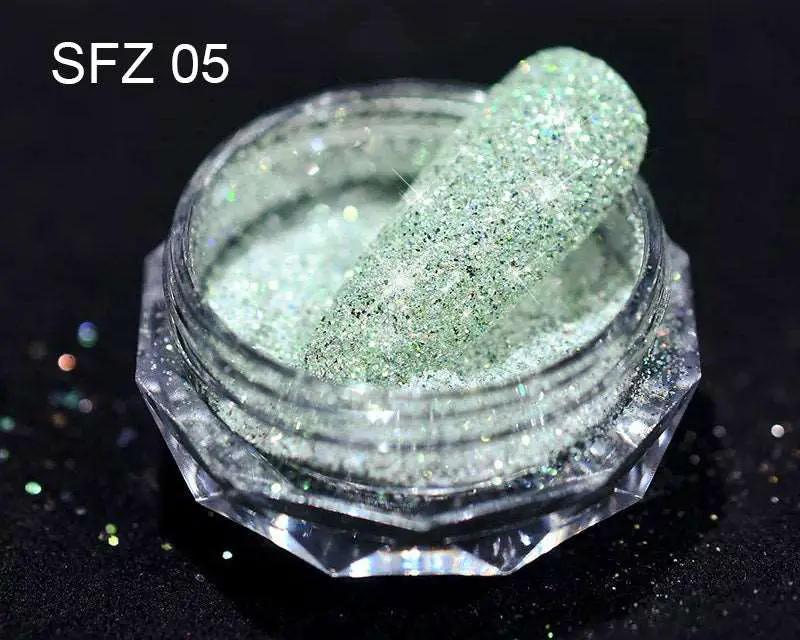8 Colour Fine Glitter 3ml for Resin Filler Nail Oil Painting Crystal Diamond Powder by Resin Art NZ