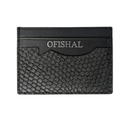 Fish Leather Card Holder Wallet by Ofishal