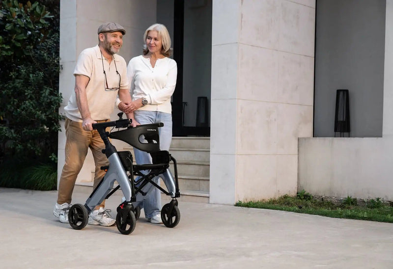 Kiwi eRide Kiwi eRide 4 in 1 Electric Rollator, Wheelchair, Walker with Seat, Foldable Transport Wheelchair Black 4 in 1 Electric Rollator, Wheelchair, Walker with Seat, Foldable Transport Wheelchair Black