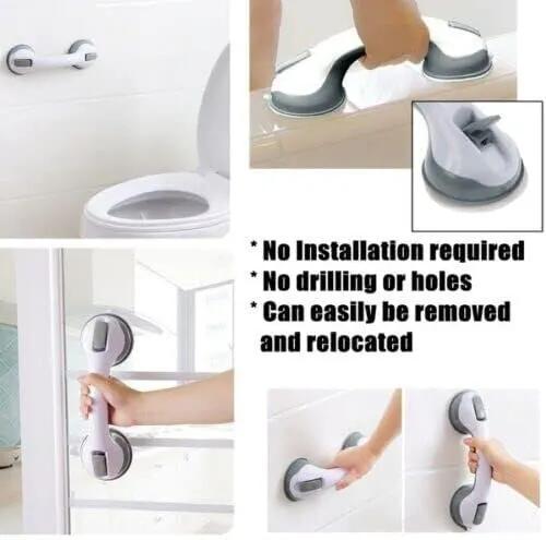 2Pcs Bathroom Grab Bars Shower Handles by salelink.co.nz