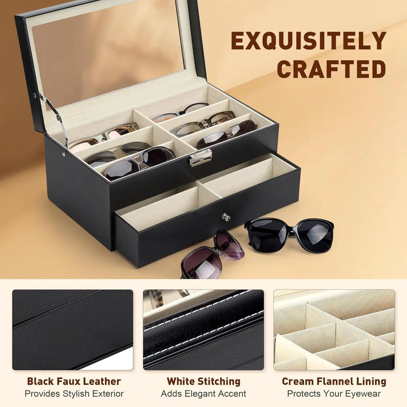 Sunglasses Organizer with 12 Slots by salelink.co.nz