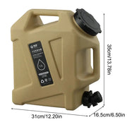 12L Portable Camping Water Bag with Faucet (3 colours available) by Habicare