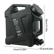 12L Portable Camping Water Bag with Faucet (3 colours available) by Habicare