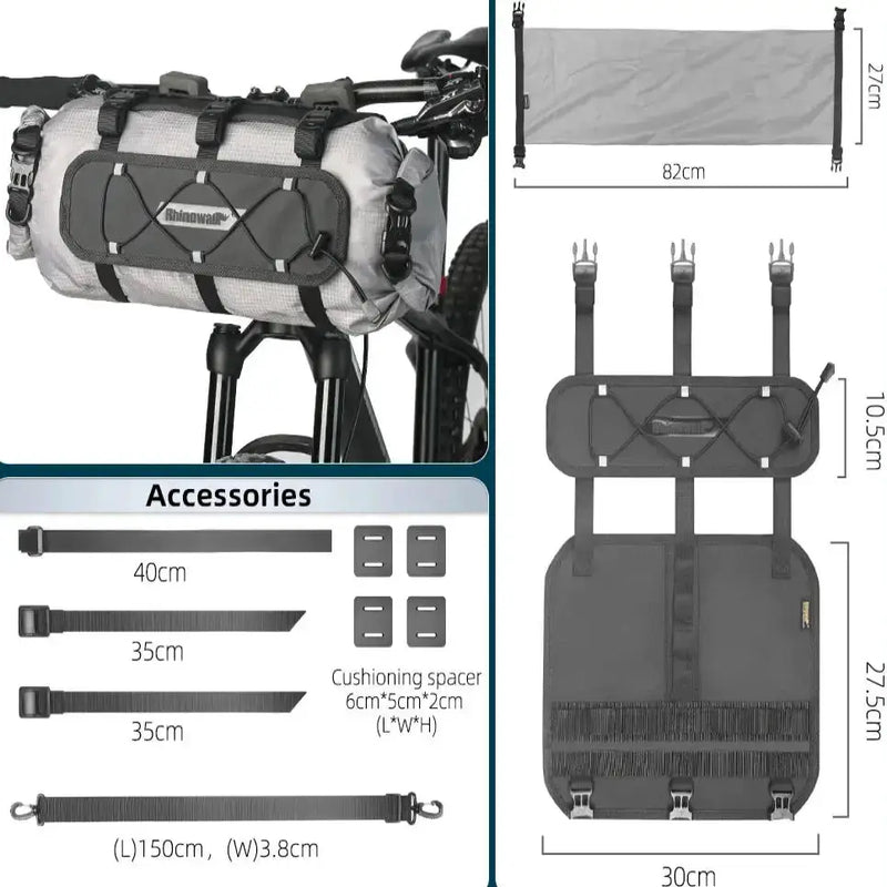12L Waterproof Bike Handlebar Bag (different sets available) by Habicare