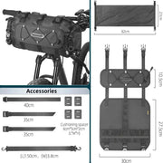 12L Waterproof Bike Handlebar Bag (different sets available) by Habicare