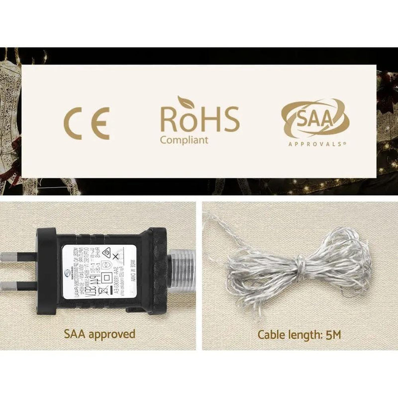 SportZone.co.nz Occasions > Christmas > Outdoor Decorations & Lights 12M Christmas Lights Icicle Light 960 LED Falling Metor Jingle Jollys 12M Christmas Lights Icicle Light 960 LED Falling Metor Jingle Jollys