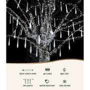 SportZone.co.nz Occasions > Christmas > Outdoor Decorations & Lights 12M Christmas Lights Icicle Light 960 LED Falling Metor Jingle Jollys 12M Christmas Lights Icicle Light 960 LED Falling Metor Jingle Jollys