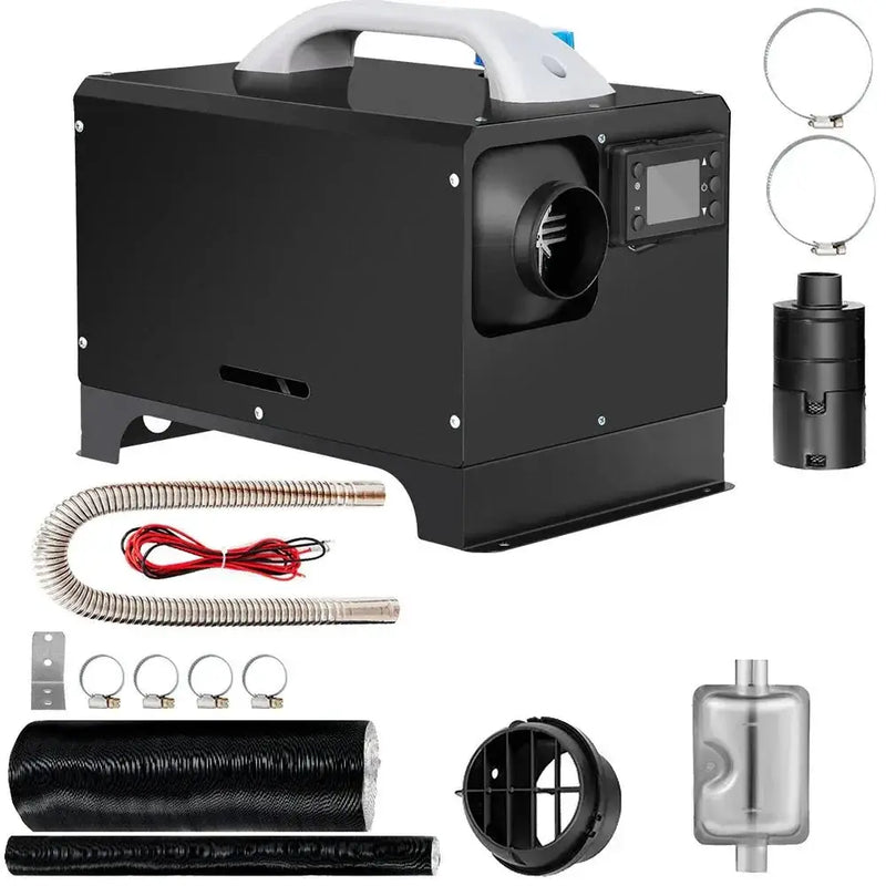 SportZone.co.nz Outdoor Recreation > Camping > Camping Appliances 12V 8KW Diesel Air Heater Kit with LCD Display & Remote Control 12V 8KW Diesel Air Heater Kit with LCD Display & Remote Control