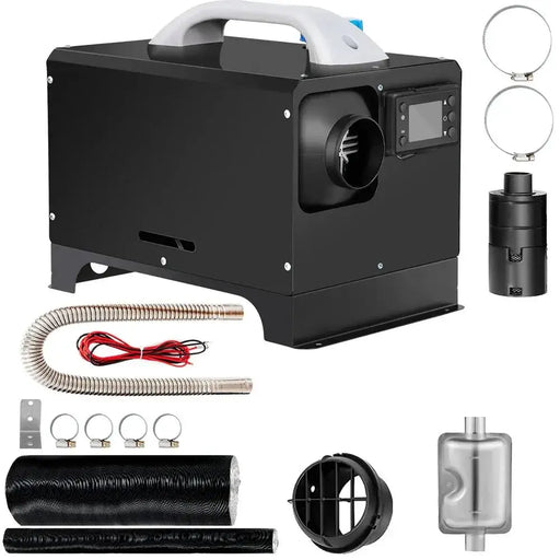 SportZone.co.nz Outdoor Recreation > Camping > Camping Appliances 12V 8KW Diesel Air Heater Kit with LCD Display & Remote Control 12V 8KW Diesel Air Heater Kit with LCD Display & Remote Control