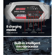 SportZone.co.nz Auto Accessories > Auto Accessories Others 12V Automatic Car Battery Charger 6V 3.5Amp Vehicle Truck Chargers AGM 12V Automatic Car Battery Charger 6V 3.5Amp Vehicle Truck Chargers AGM