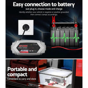 SportZone.co.nz Outdoor Recreation > Camping > Batteries & Generators 12V Automotive Car Battery Charger 24V 7Amp Vehicle Truck Chargers AGM 12V Automotive Car Battery Charger 24V 7Amp Vehicle Truck Chargers AGM