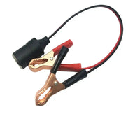 12V Car Lighter Socket Adapter with Crocodile Clips (30cm) by Habicare
