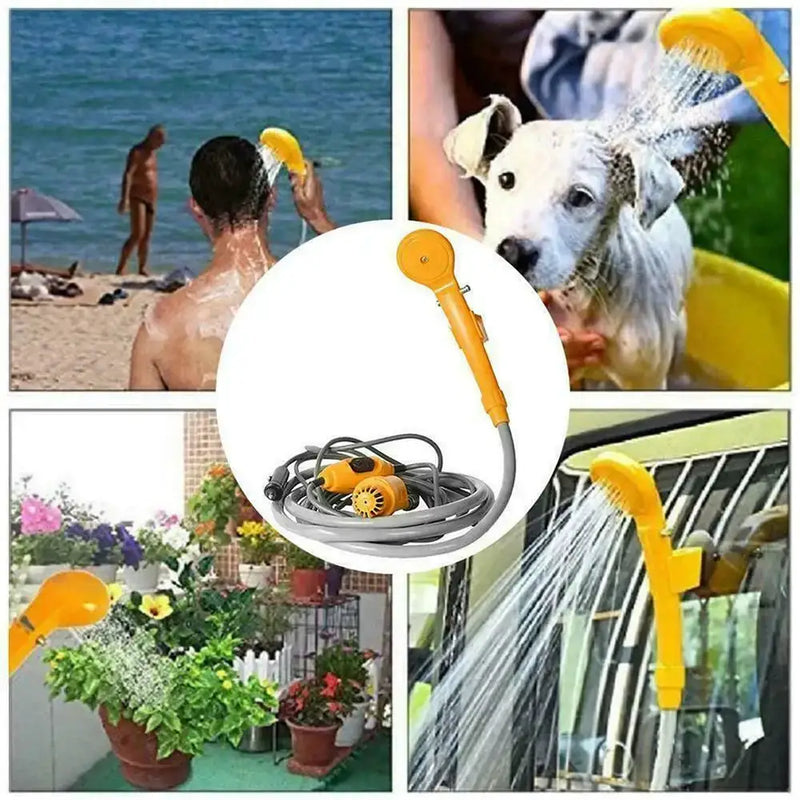 12V Portable Camping Shower Pump (3 colours available) by Habicare