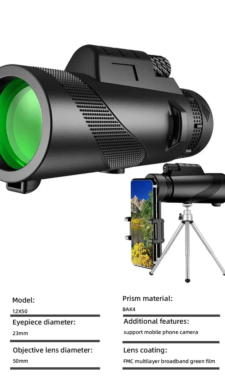 China China 80x100 HD ZOOM Powerful Monocular Telescope Portable Binoculars Long Range Telescope Hunting Camping With Outdoor Camping Travel