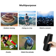 12x50 Powerful Monocular – Long Reach Portable Telescope by Habicare