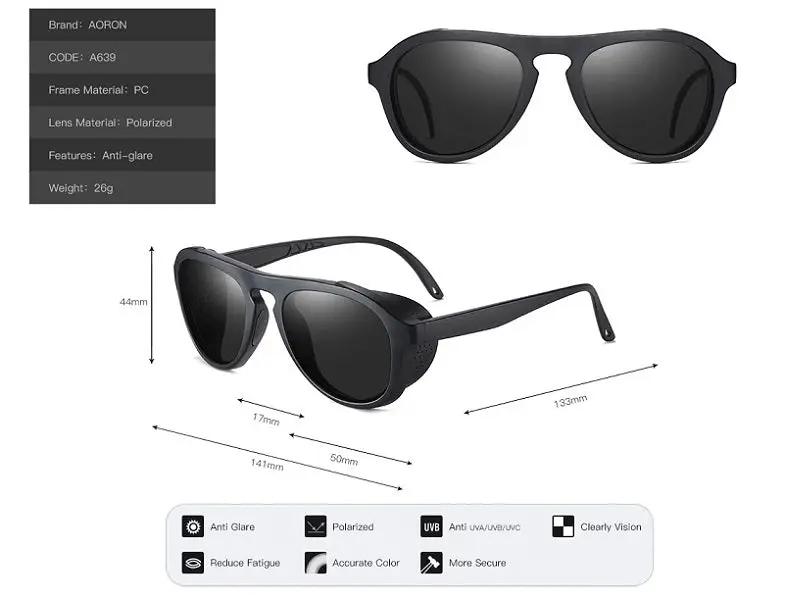 BLUE - HD Polarized Lens Sunglasses Anti-Blue Ray Hydrophobic by dealonline.co.nz
