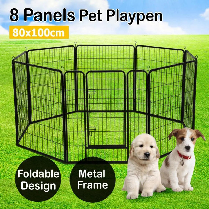 Heavy Duty 8 Panel Pet Playpen by Yaheetech