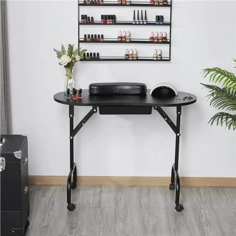 Foldable Manicure Table by Yaheetech