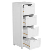 Bathroom Floor Cabinet Wooden Side Storage Organizer by Yaheetech