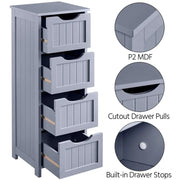 Bathroom Floor Cabinet by Yaheetech