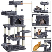 Multilevel Cat Tree Cat Tower by Yaheetech