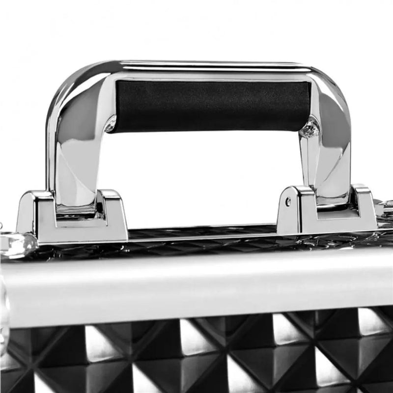 3-in-1 Rolling Makeup Train Case Portable Cosmetic Trolley by Yaheetech