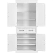 Tall Pantry Cupboard Kitchen Pantry Cabinet Freestanding Storage Cabinet by Yaheetech