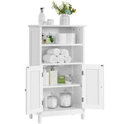 Free Standing Floor Cabinet Bathroom Storage Unit by Yaheetech