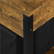 Lift Top Coffee Table with Fabric Storage Baskets by Yaheetech