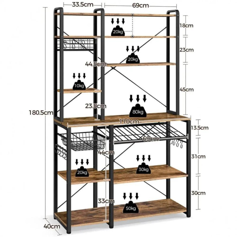 Baker's Rack Wine Rack by Yaheetech