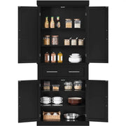Kitchen Pantry Cabinet Tall Pantry Cupboard by Yaheetech