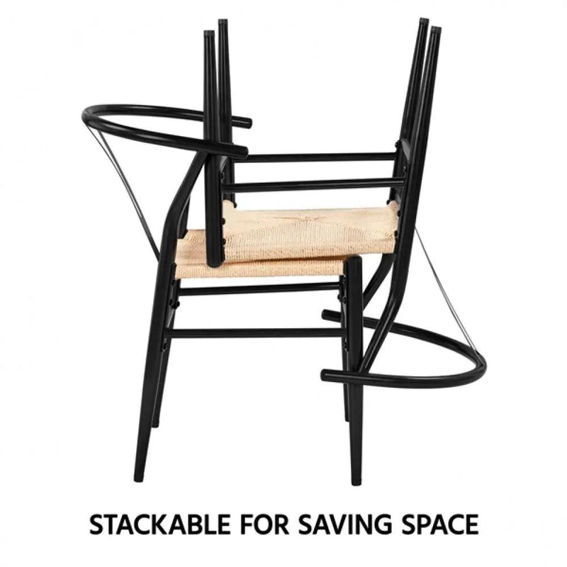 6pcs Weave Dining Chairs by Yaheetech
