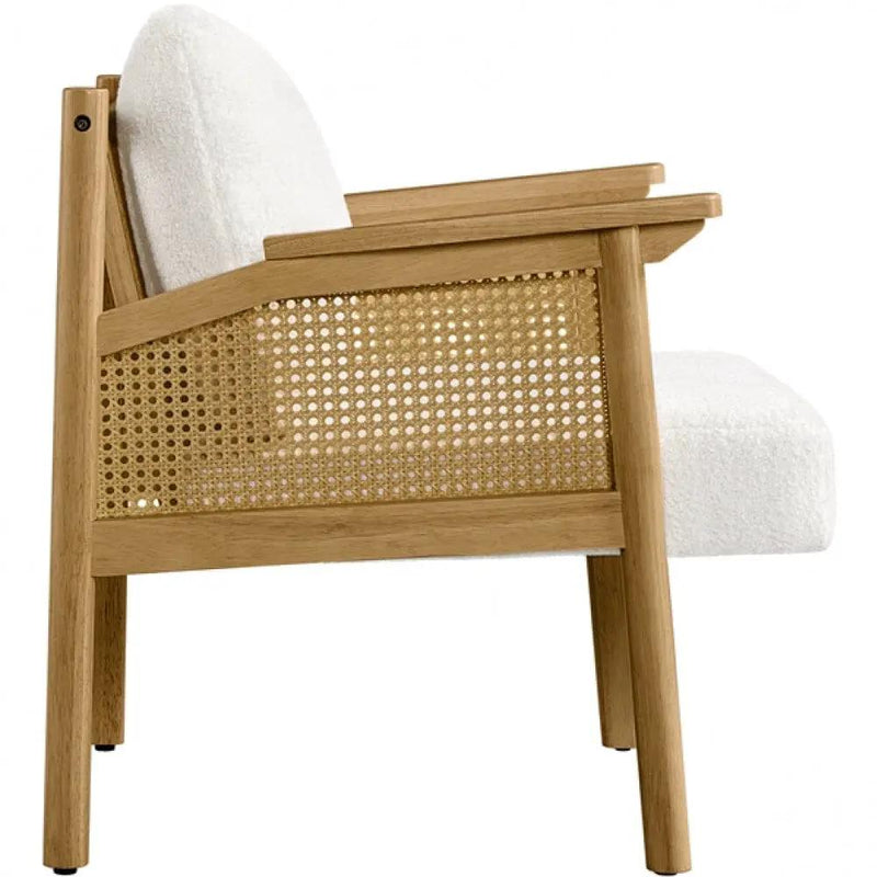Boucle Upholstered Accent Chair Lounge Chair by Yaheetech