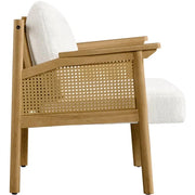 1 Pair Boucle Upholstered Accent Chair Lounge Chair by Yaheetech