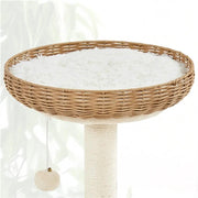 Rattan Cat House Cat Tower by Yaheetech