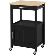 Rolling Kitchen Cart Kitchen Trolley for Dining Room by Yaheetech