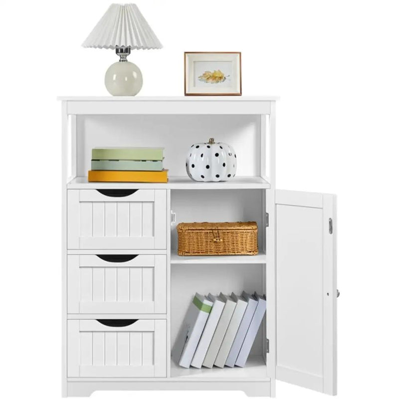 90cm Height Bathroom Floor Cabinet by Yaheetech