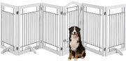 6-Panel Pet Puppy Safety Fence with 3 Support Feet by Yaheetech