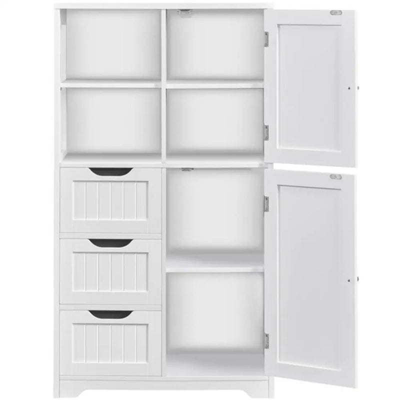 Freestanding Floor Cabinet Bathroom Storage by Yaheetech