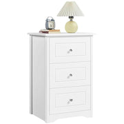 End Table Classic Side Table Storage by Yaheetech