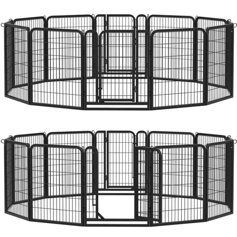 12 Panels Dog Playpen Pet Pen by Yaheetech