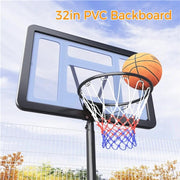 7.2-9.2FT Height-Adjustable Basketball Hoop System by Yaheetech